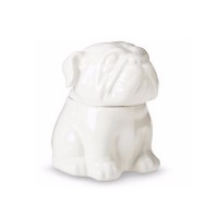 Cute Ceramic bulldog treat dog Cookie Jar